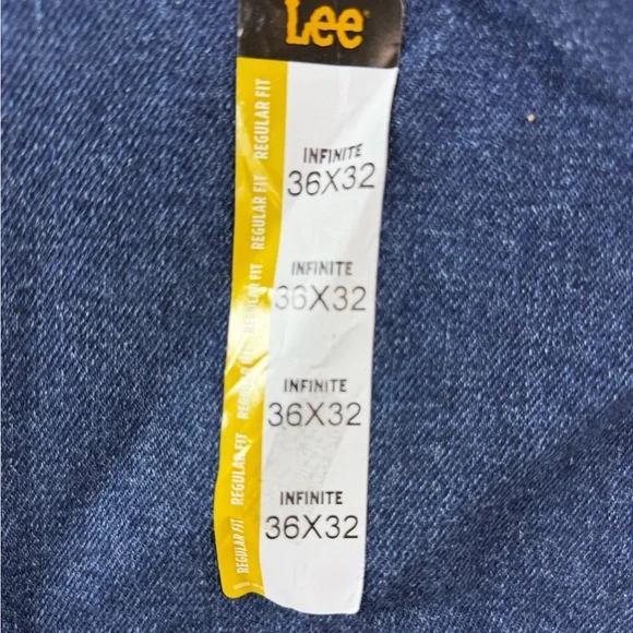 Lee Regular Fit Bootcut Jeans Two Sizes Dark Blue Denim Comfort Stretch 36x32 - Picture 6 of 9